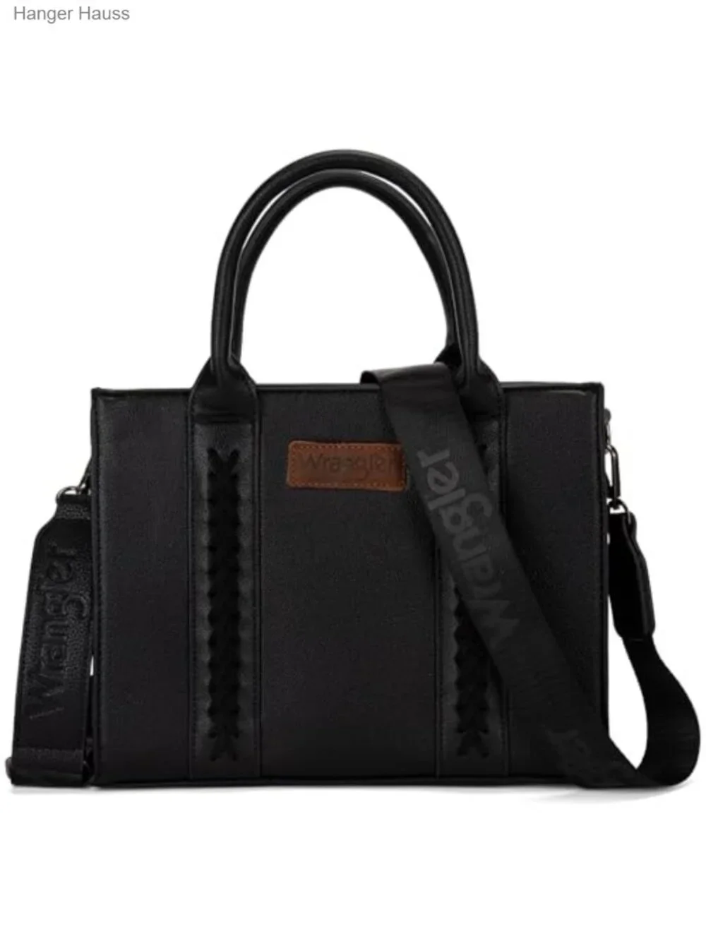 Wrangler Tote Bag for Women Designer Satchel with Detachable Strap Faux Leather